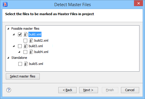 Editing Ant Build Files in Context of Main Files