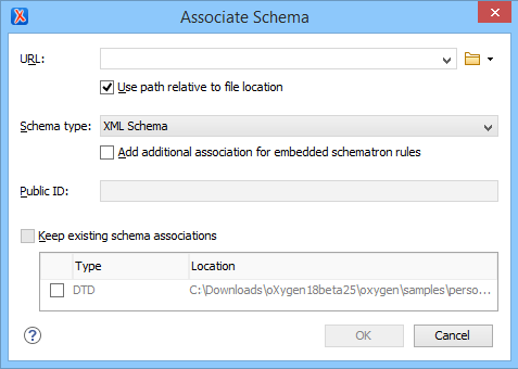 Schema association