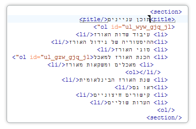 Right to Left Support in oXygen Text mode