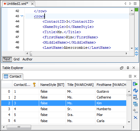 Table Editor