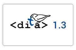 DITA 1.3 Official Support