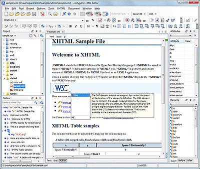 WYSIWYG XHTML editor