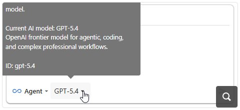 Select the LLM Model Directly from the Chat View
